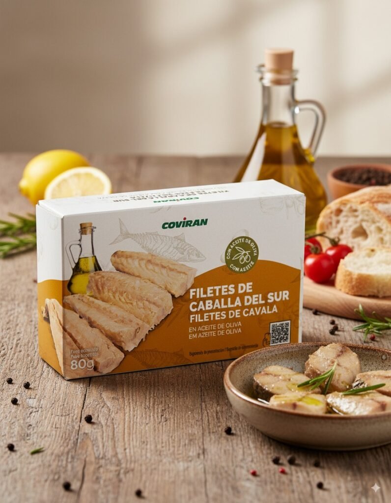 Filete de caballa en aceite de oliva