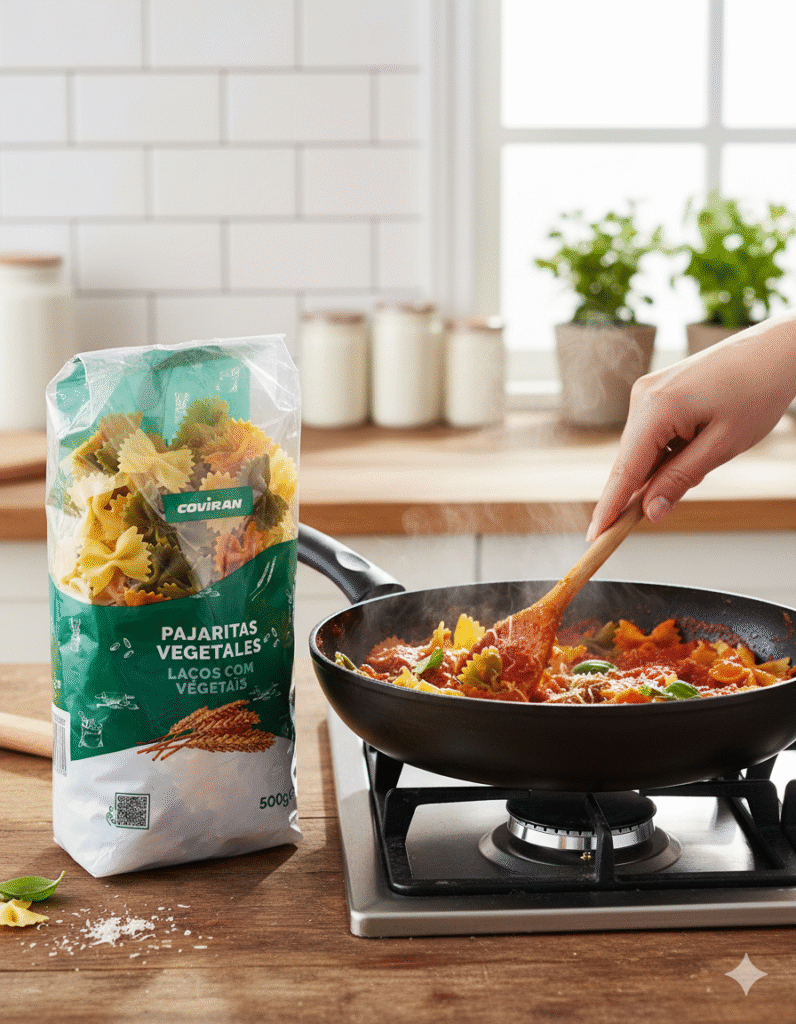 PASTAS PAJARITAS VEGETALES