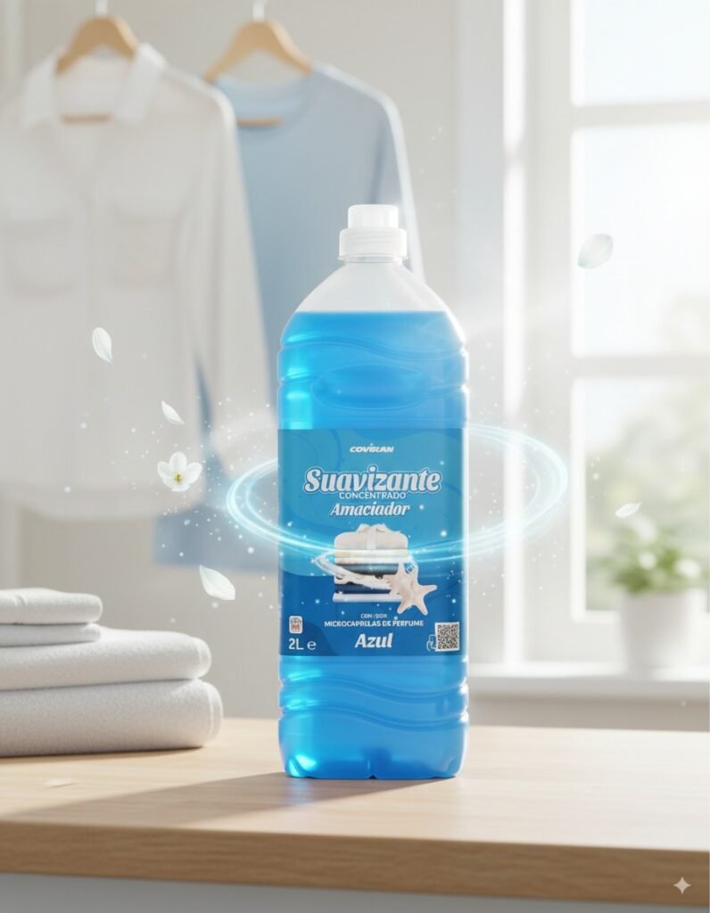 suavizante concentrado azul